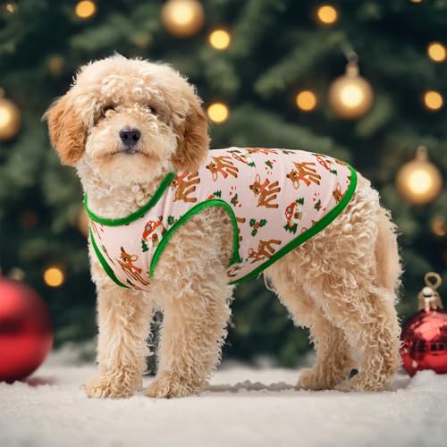 Chemises de Noël pour chien légères et sans manches pour éviter la surchauffe