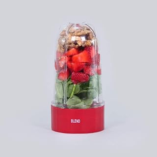 Wonderchef Nutri-Blend B Plastic Long Jar Set 500ml with Red Base Big Jar for Mixer Grinder Smoothies Juices Shakes Purees... Price In India