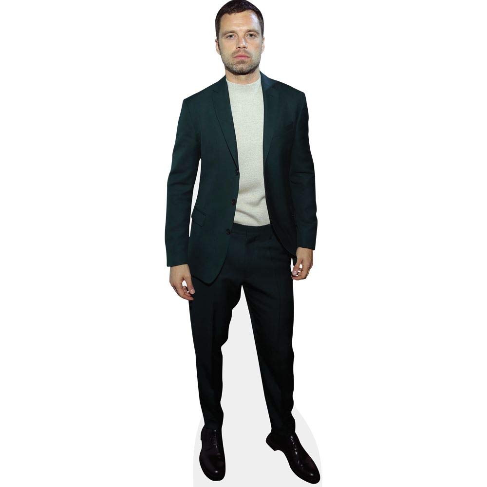 Sebastian Stan (Black Suit) Mini Size Cutout