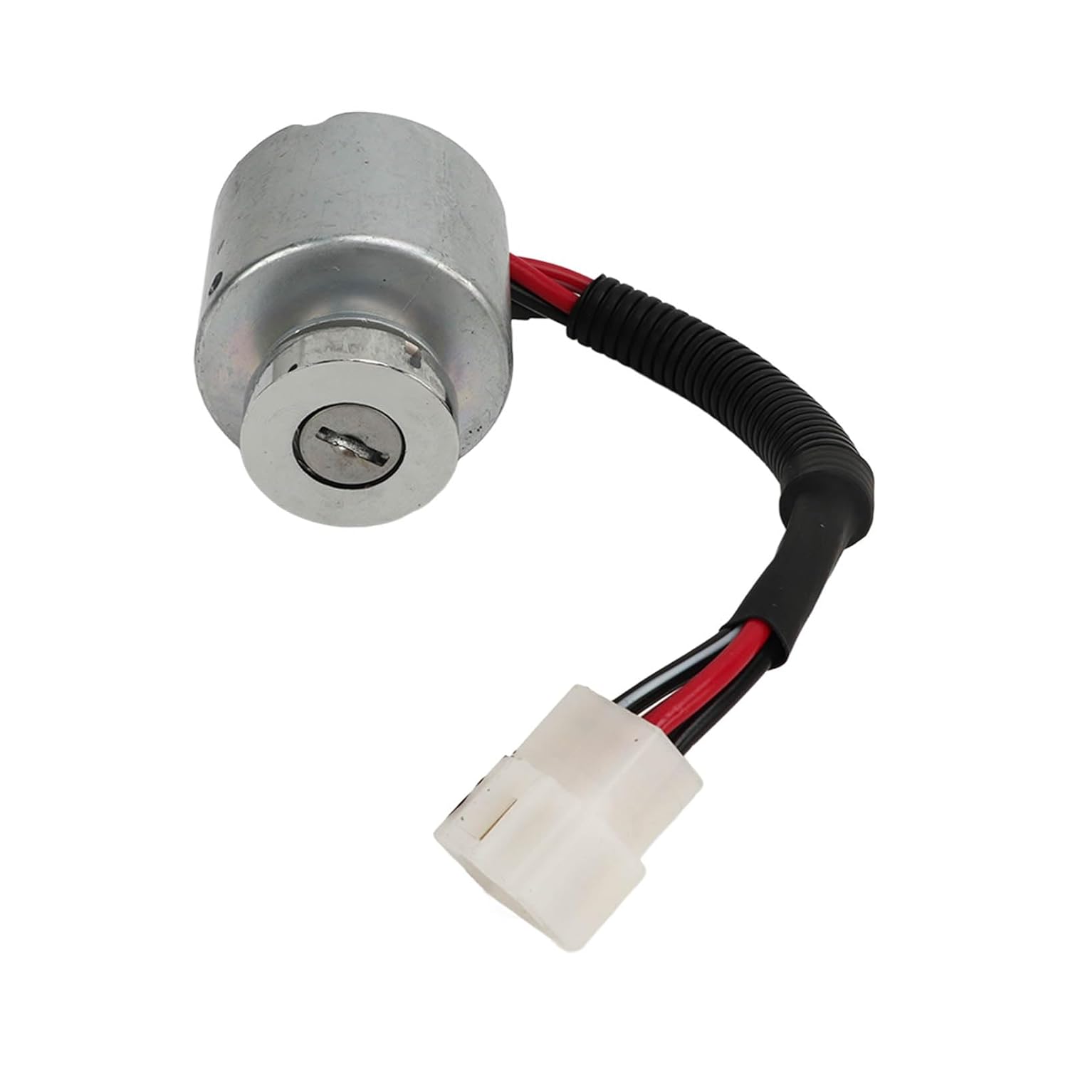 Starter Ignition Key Switch, Sensitive Replacement for Kubota TG1860G ZD18 ZD18F ZD21 ZD21F ZD28 ZD28F, 66101 55200 Key Included