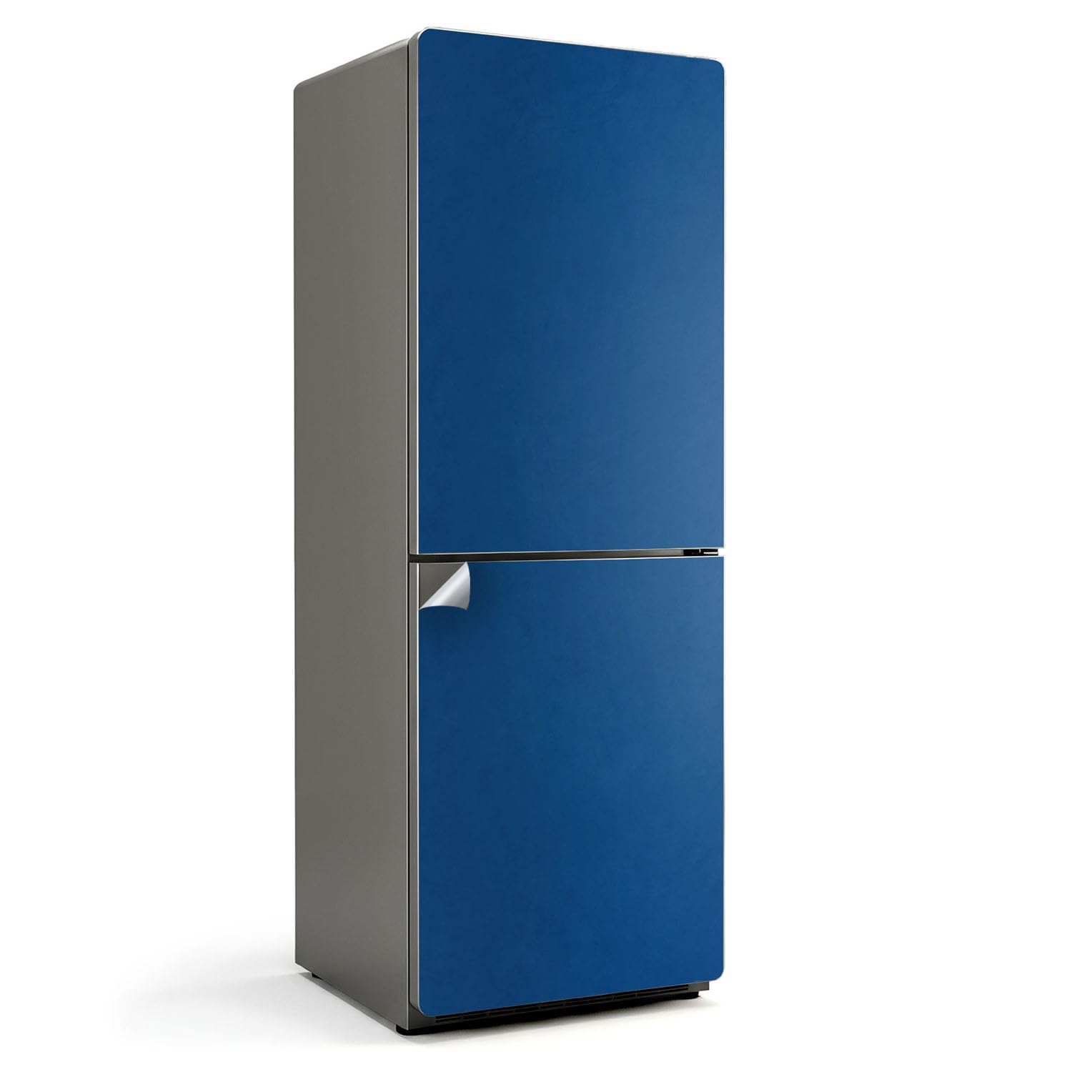 Sticker protection contre les dégâts du frigo 70x190 cm lavable bleu