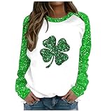 Cuello Redondo En Color Clásico Y Parte Superior Estampado Con Mangas Largas.