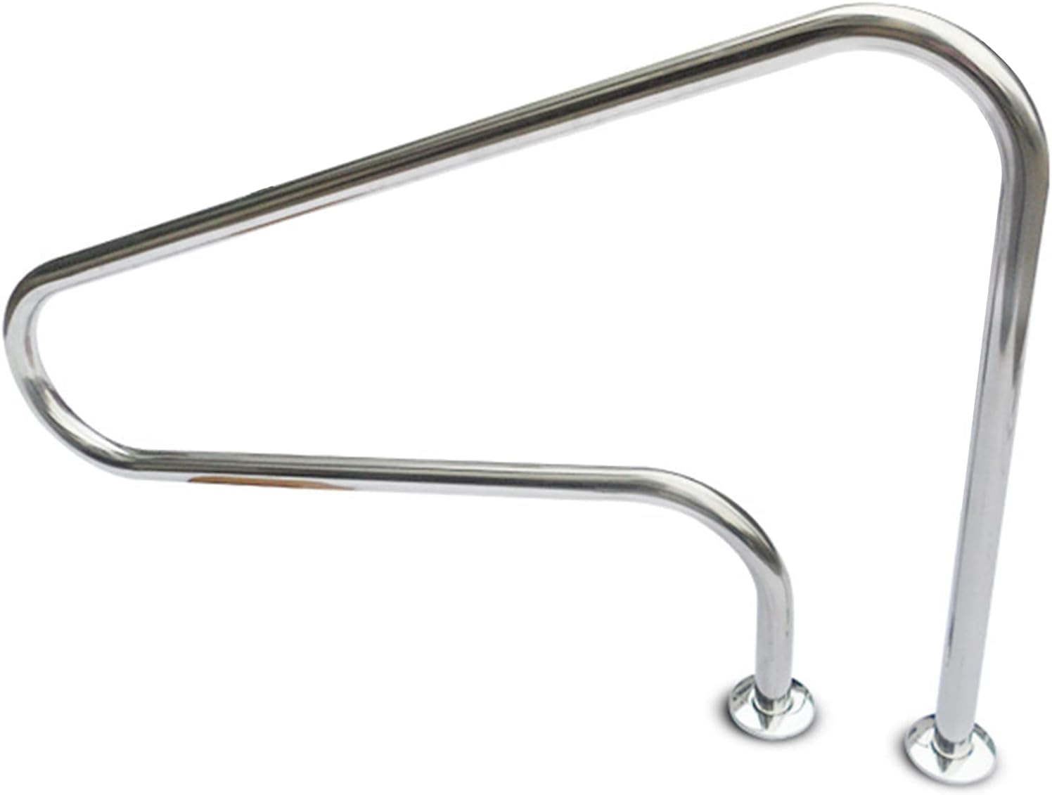 Balustrade de piscine pour bassin de jardin, main courante inox design pour terrasse et spa