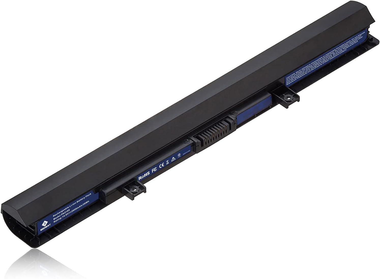 E EGOWAY Laptop Battery for Toshiba PA5185U-1BRS PA5186U-1BRS PA5184U-1BRS Satellite C55 S55 S55T E45-B4100 Series (14.8V 2600mAh)