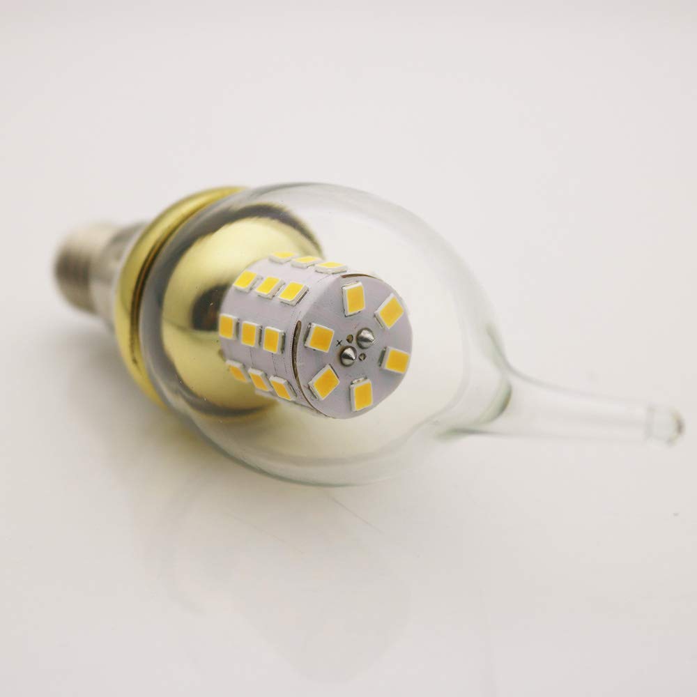 LED Lampe E14 Glühbirne 5W Nicht dimmbar lampe, filament E14 led Glühfaden Warmweiß leuchte led Birne, 270°Abstrahlwinkel 40W Glühlampenäquivalent, 450 Lumen,20 Stück
