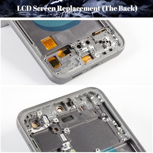 Écran OLED cassé Samsung S23 FE 5G solution bloc complet avec cadre - 4
