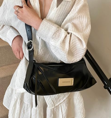 Fashion Shoulder Bag,Purses for Women Medium Hobo Bags Vegan PU Leather Ladies Clutch with Adjustable Strap3