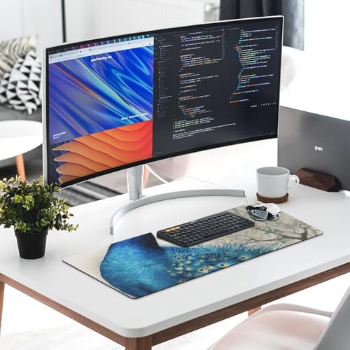 Tapis de souris de jeu grand format stable LED sans glisse - 6