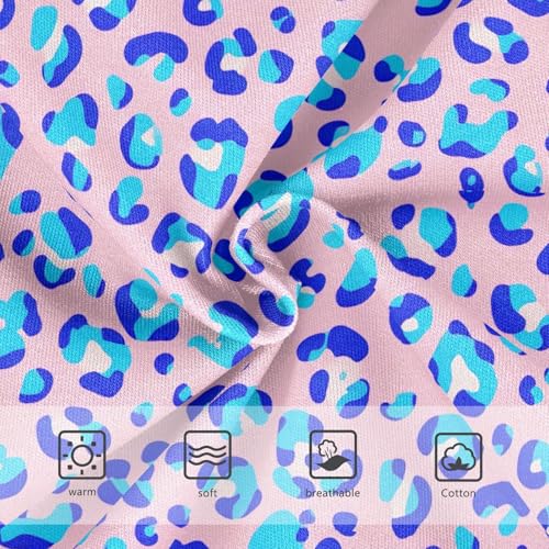 Joisal Blue Leopard Spots Pink Girls Underwear Toddlers 2t Cotton Little Girl Panties Fun Print Kids Briefs Undies3