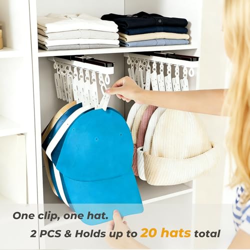 50% de descuento en organizador de gorras sin taladros, paquete de 2 - Image 2