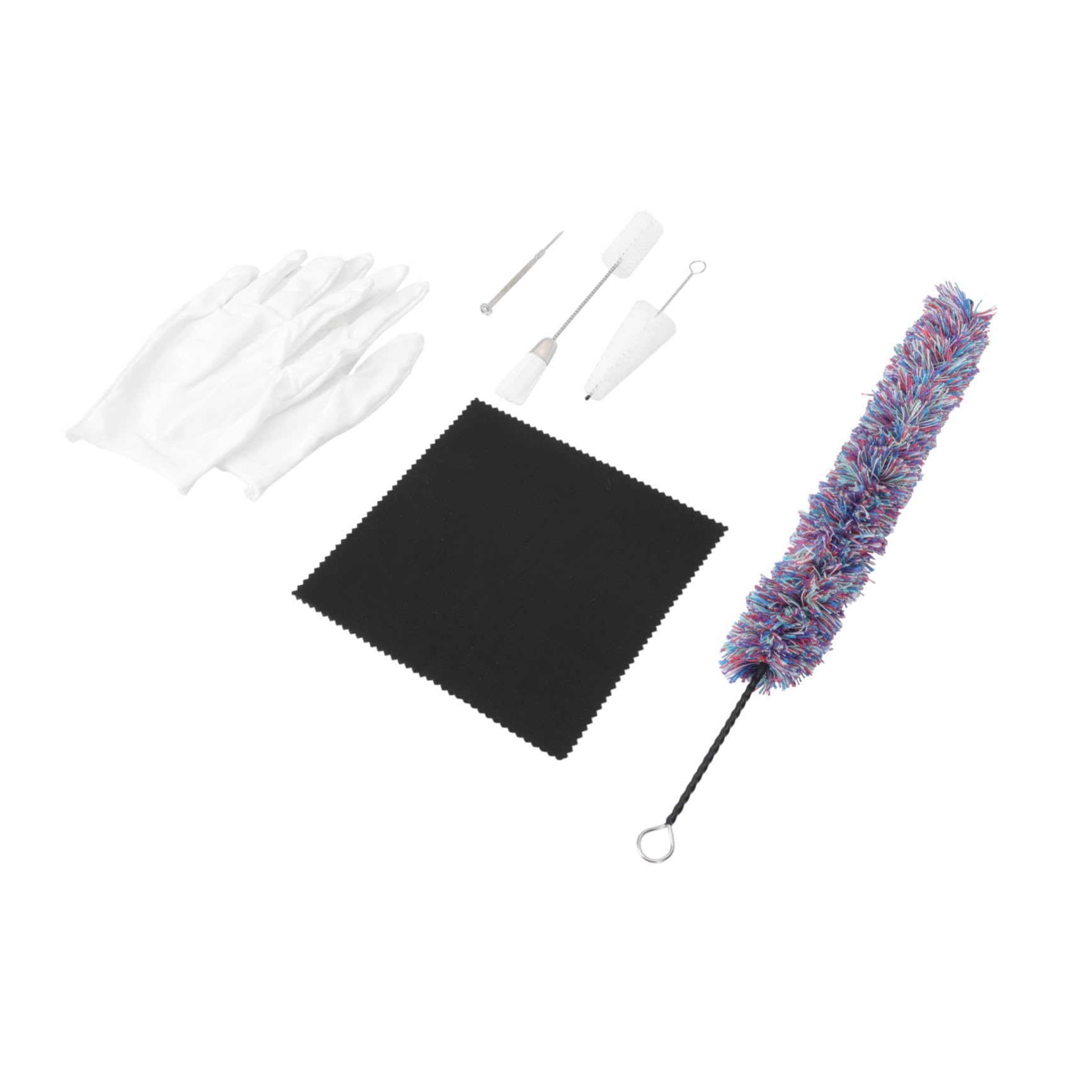 ULDIGI Musical Instrument Cleaning Kit Sax Cleaning Cloth Wiping Cloth Supple Brush for Saxophone Long Lasting Easy to Wash