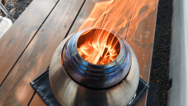 Amazon | CHANGE MOORE 新升级 二次燃焼焚き火台 球形 150%の