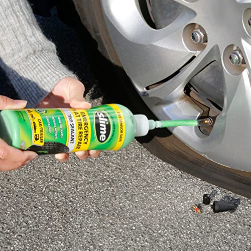 image for Slime Emergency Tire Sealant, 473 ml, Green, 16 Ounce
