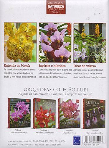 Coleção Rubi Volume 3 - Orquídeas Vanda