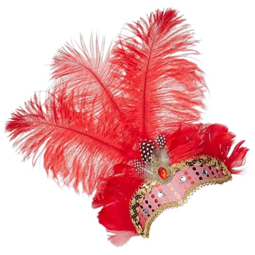 Diadema de showgirl tocado vintage fascinator para bodas y festivales