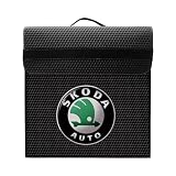 ANVAL Organizador de Maletero - SUV - Organizador de Coche para Almacenamiento - Bolsa de Maletero de Coche - Bolsa de Herramientas – Accesorios de Coche compatible con SKODA