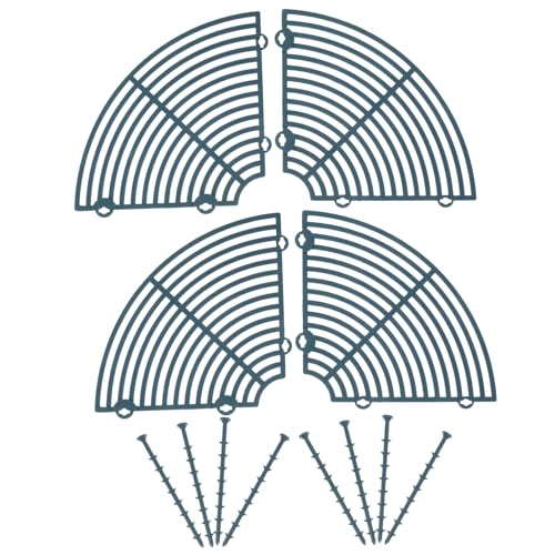 Lurrose Copri Vaso per Piante Interno ed Esterno Medio Rete Protettiva Verde Scuro Antigatto Copertura Terreno Traspirante Facile da Installare per Fioriere e Vasi da Giardino