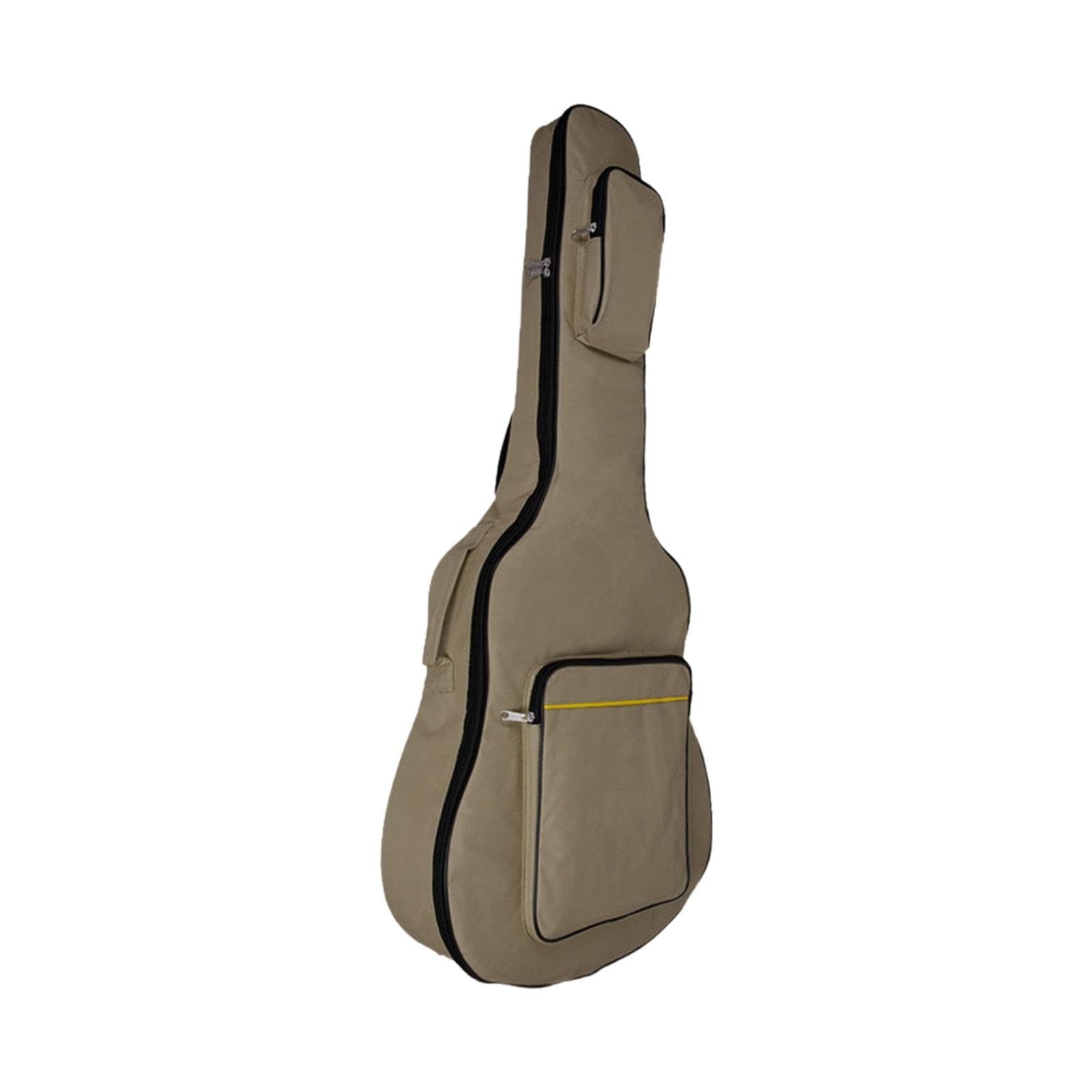 Mochila De Guitarra De Viaje con Correas Acolchadas,Caqui