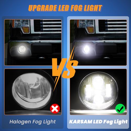 Image of Upgraded LED Fog Lights Assembly for 2006-2014 Ford F150 Accessories