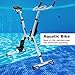 Swimming Pool Aquatic Bike - Fitness Underwater Bicycles for Exercise, 316L Stainless Steel, Adjustable Resistances, With PU Seat & PE Pedal, Ideal for Fitness Centers, Resorts, Home Gyms & Clubs
