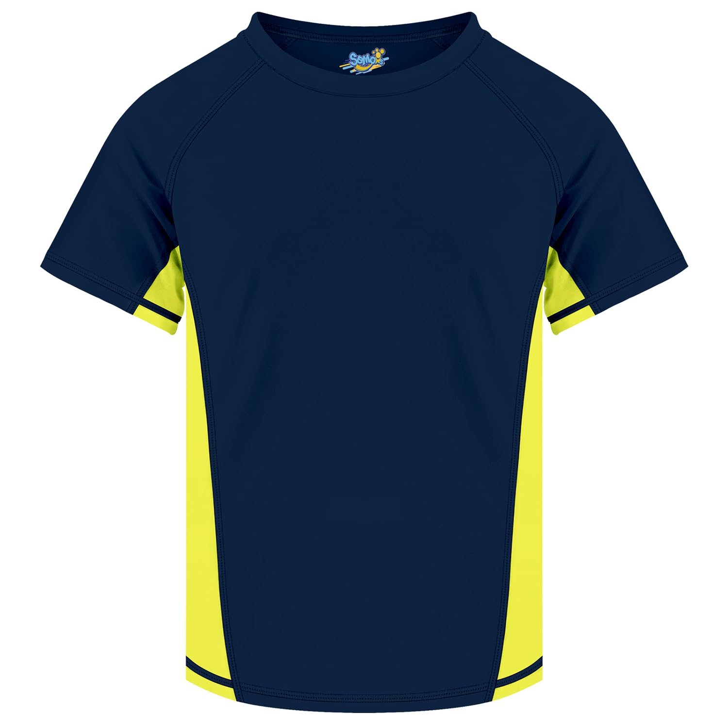 Semois Boys Rash Guard Swim Shirt Short Sleeve Swimwear Toddler Kids Youth Rashguard Water Shirt UPF+ 50 Quick Dry Shirt
