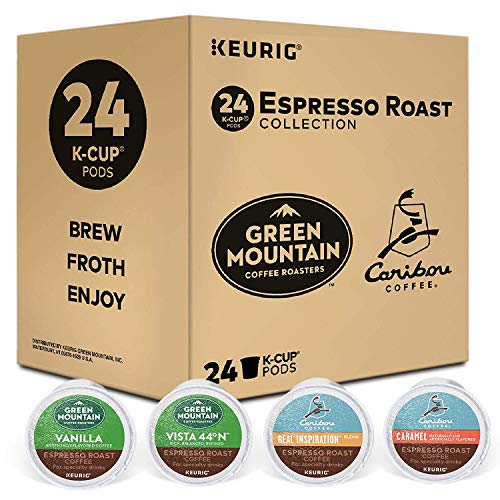 Keurig Espresso Roast Variety Pack, Single-Serve Coffee K-Cup Pods Sampler, 24 Count