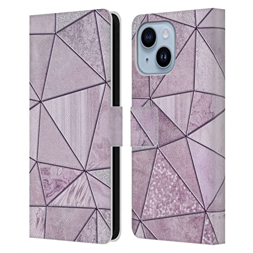 Étui en cuir LebensArt glamour pour iPhone 14 Plus finition haut de gamme