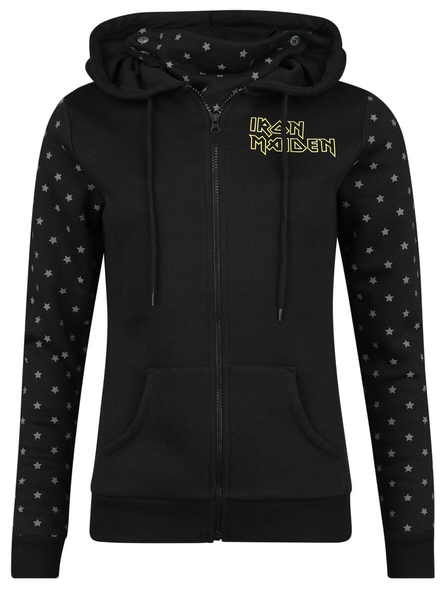 Iron Maiden Fear of The Dark Frauen Kapuzenjacke schwarz Band-Merch, Bands