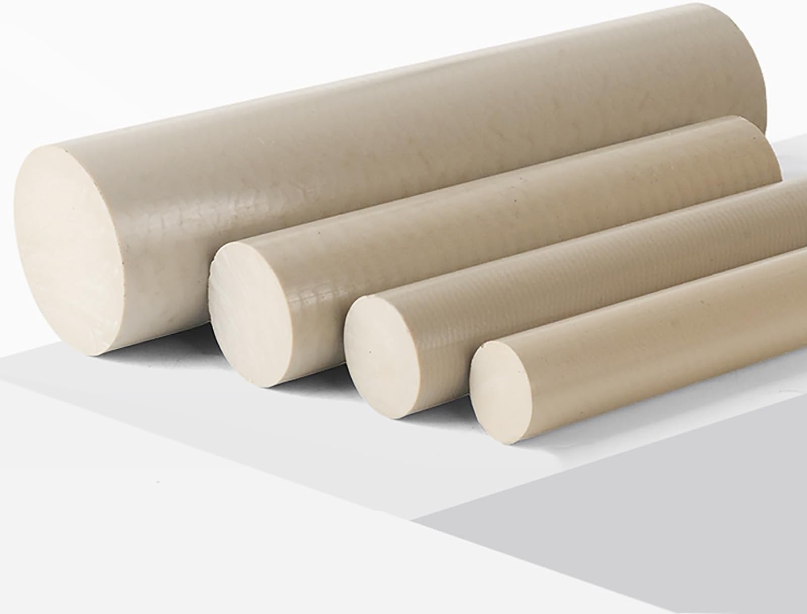 500mm PEEK Rod 8-30mm Diameter Pure Polyether Ether Ketone High-Temperature Machinable Industrial Plastic Precision Components ESD Safe Chemical Resistant,18mm