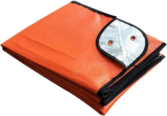 Insulated Thermal Reflective Waterproof Tarp for Outdoor Survival and Camping