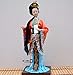 Produktbild Chinesische Hübsche Figur,Rot Und Blau,Handgefertigte Kleine Statue Ornament Vintage Skulptur Collectibles Statuette Artwork Einrichtung Geschenke Für Zu Hause Schreibtisch Wohnzimmer Schlafzimmer
