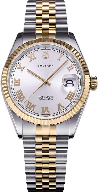 Baltany S4094 39mm Auto Dress Watches with Roman Numeral