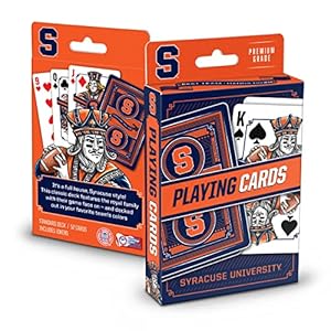 YouTheFan NCAA Syracuse Orange Classic Series Playing Cards
