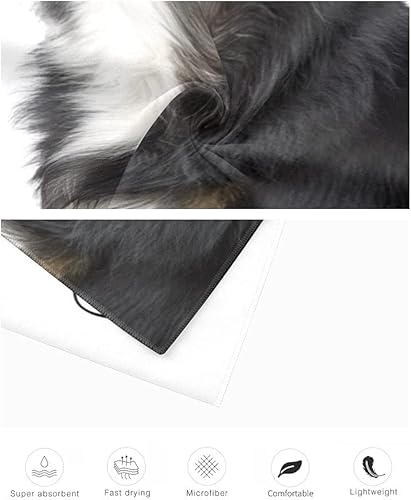 Miniatura 7 de Shapoo Toalla de playa con foto personalizada, foto personalizadafondotexto, divertida toalla de baño de microfibra personalizada para