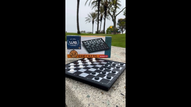 Amazon.com: Magnetic Checkers Set Small Travel Size Games