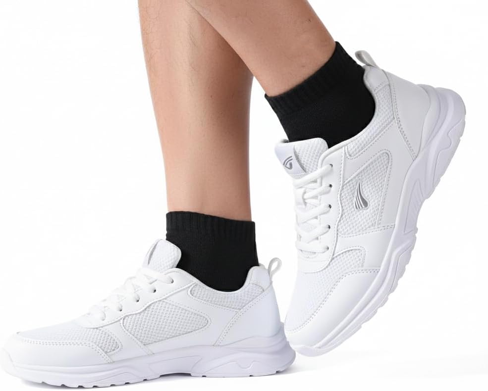 Men’s Low Cut & No Show Socks - Half Terry Moisture Wicking Soft & Breathable Athletic Socks 6 Pairs - Image 9