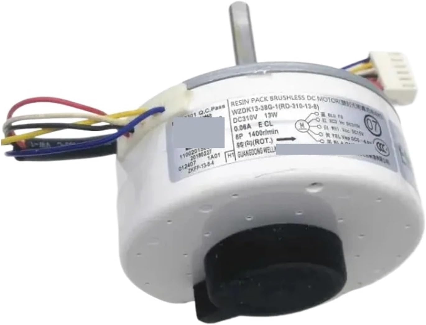 WZDK13-38G-1 WZDK13-38G-3 DC Motor Fan RD-310-13-8 SIC-37CVJ-F113-1 ZYTM93-3100016A(WZDK13-38G-1)