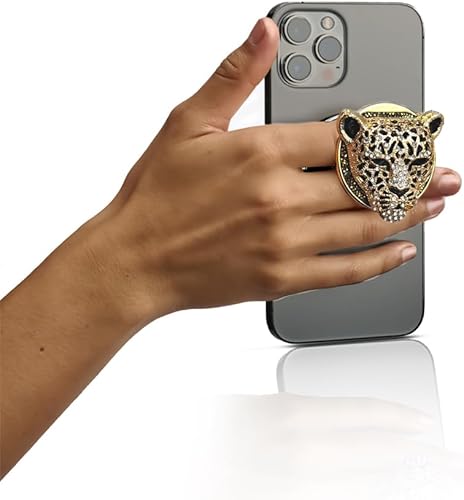 Miniatura 6 de HANDL O MagSafe Silver Croc - Agarre y soporte extraíble para teléfono inteligente, para carga magnética