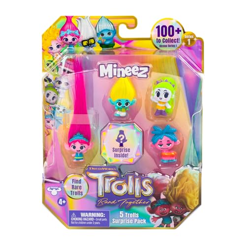 Trolls DreamWorks Band Together Mineez 5 Surprise Pack, Multicolor, 5 cm - Image 2