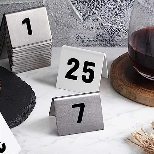 Tarjetas numeradas de Acero Inoxidable de Alta Resistencia 4