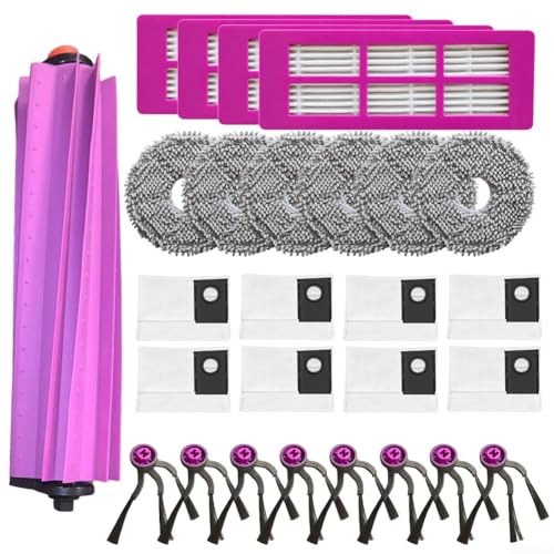 Pièces de rechange pour aspirateur Eureka J15 et robot, compatibles avec la base ultra auto-vidante, comprend une brosse principale, des brosses latérales, des filtres, un balai (B)