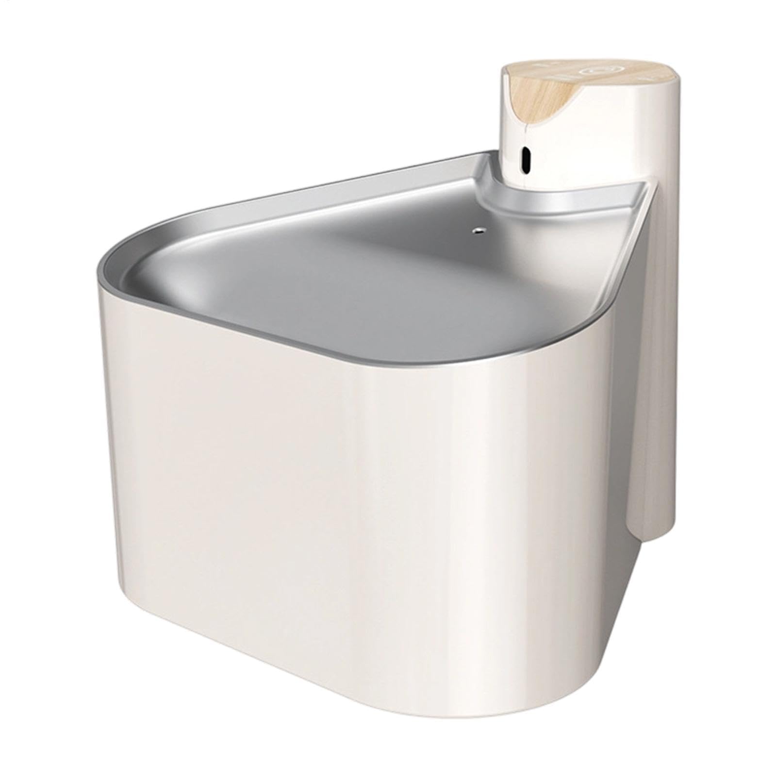 Fontana D'Acqua Senza Fili Per Gatti 2000 mAh 1,6 L Ricaricabile Automatica | Distributore d'acqua cordless per animali Adatto A , Cuccioli, Cani, Interno, Camera Da , Soggiorno, Negozio Di Animal