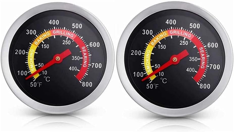 Dcolor BBQ Grill Temperature Gauge, Barbecue Charcoal Grill Smoker