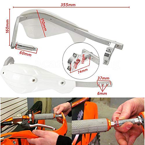 Ronyme Protecteurs Génériques De Guidon De /8 Pouces 22mm, Installation