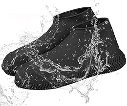 DISONE Waterproof Shoe Covers Reusable Silicone Cover Shoes Rain Boots for Men, Women, Kids |Overshoes Protectors for Kitchen, Indoor, Outdoors (SIZE-LARGE)(MULTICOLOUR)