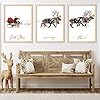Anydesign 3pcs christmas wall art prints 12x16in santa claus reindeer with sleigh art poster decor large aesthetic xmas posters room decor for gallery living room bathroom wall decorunframed  urban country home decor