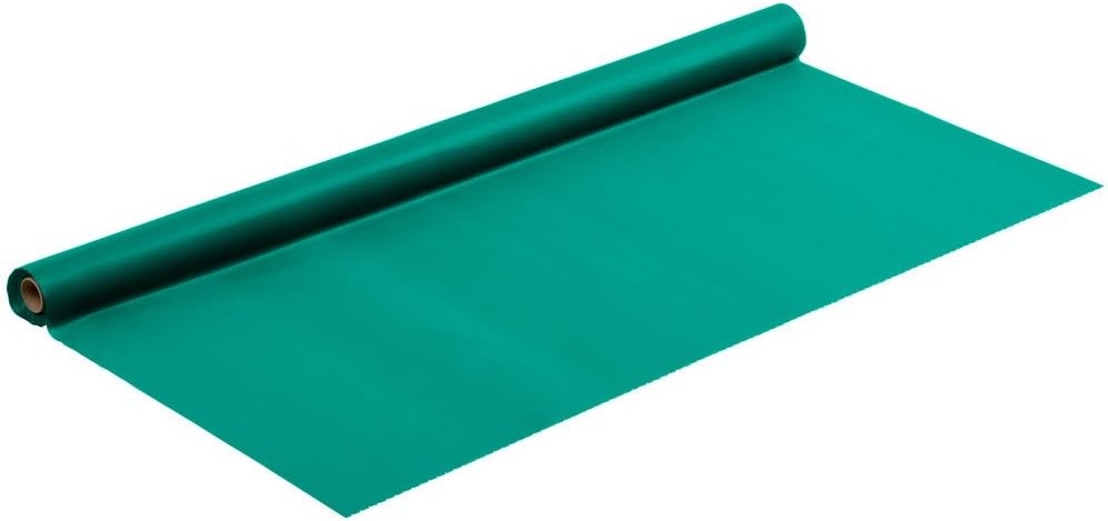 Hoffmaster 113005 Plastic Tablecover Roll, 100' Length x 40" Width, Hunter Green