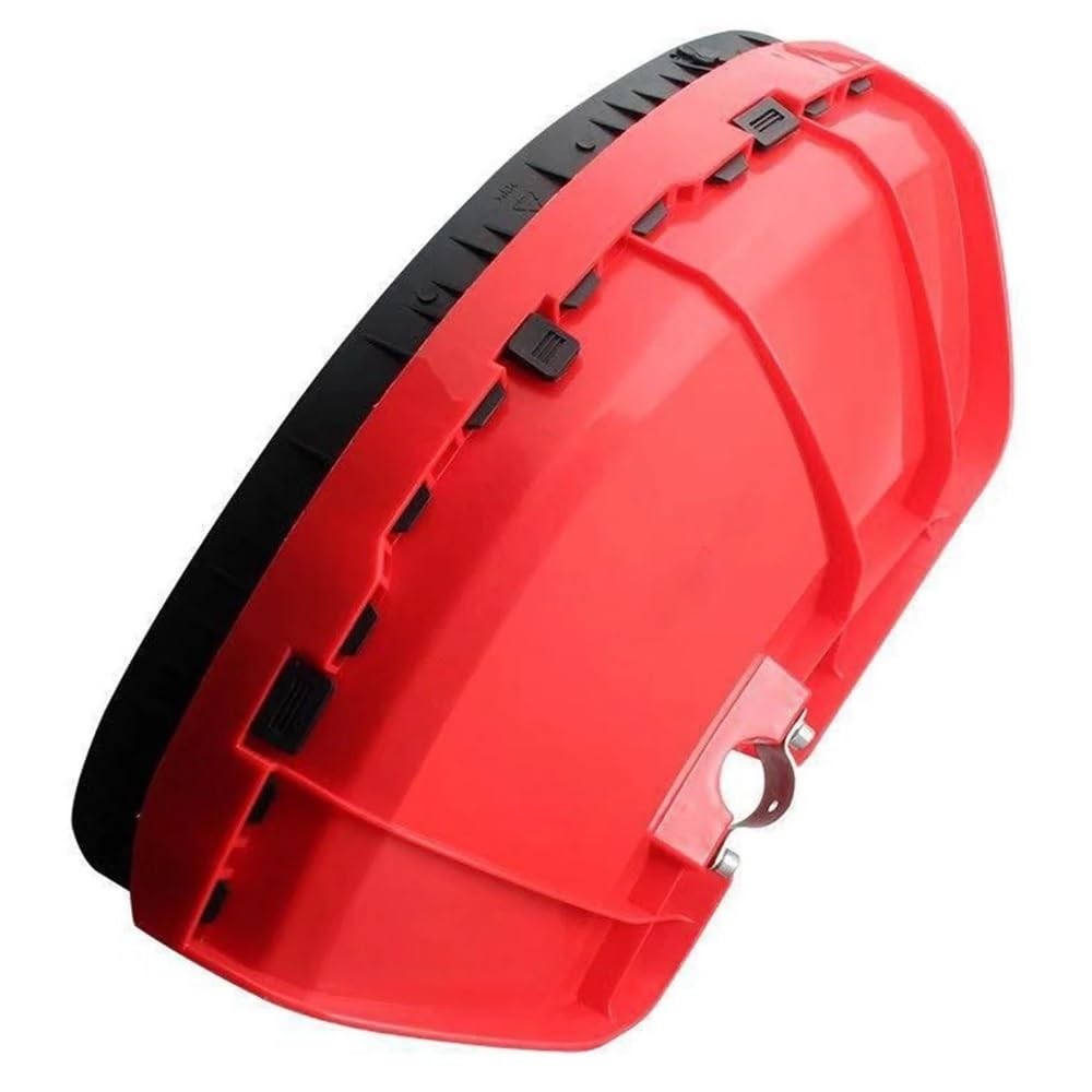 Bloque Protector for desbrozadora, Cubierta for máquina cortacésped, Herramientas de jardín, Piezas de Repuesto for cortacésped de 38mm, Color Rojo Grande