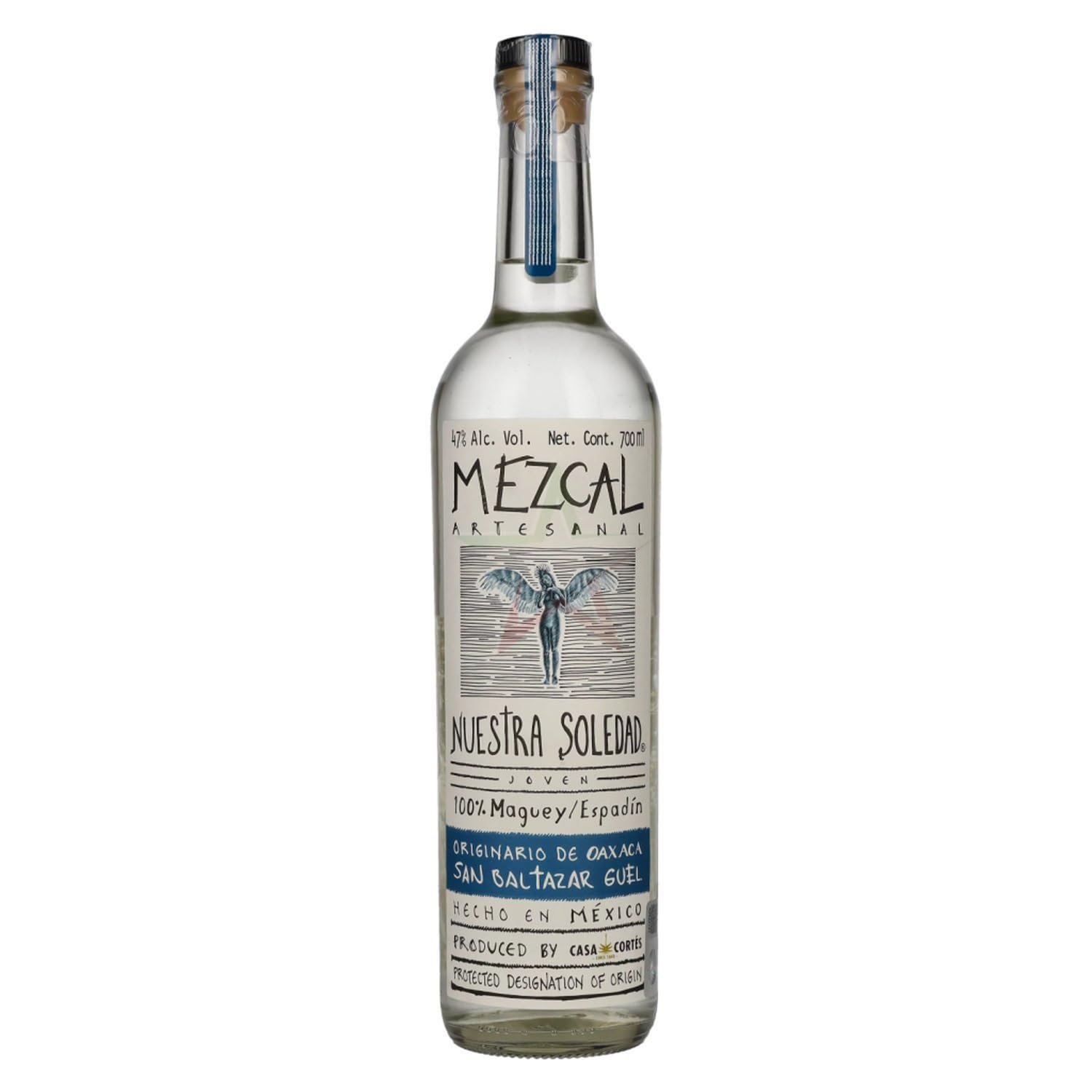 Nuestra Soledad Mezcal Joven SAN BALTAZAR GUELAVILA 47,00% 0,70 lt.