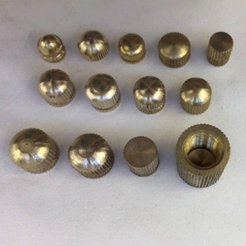 Generic M3 M4 M5 M6 Brass Flower Cover Nut Screw Decorative cap Lighting Lamps Covers - (Color: 10pcs)